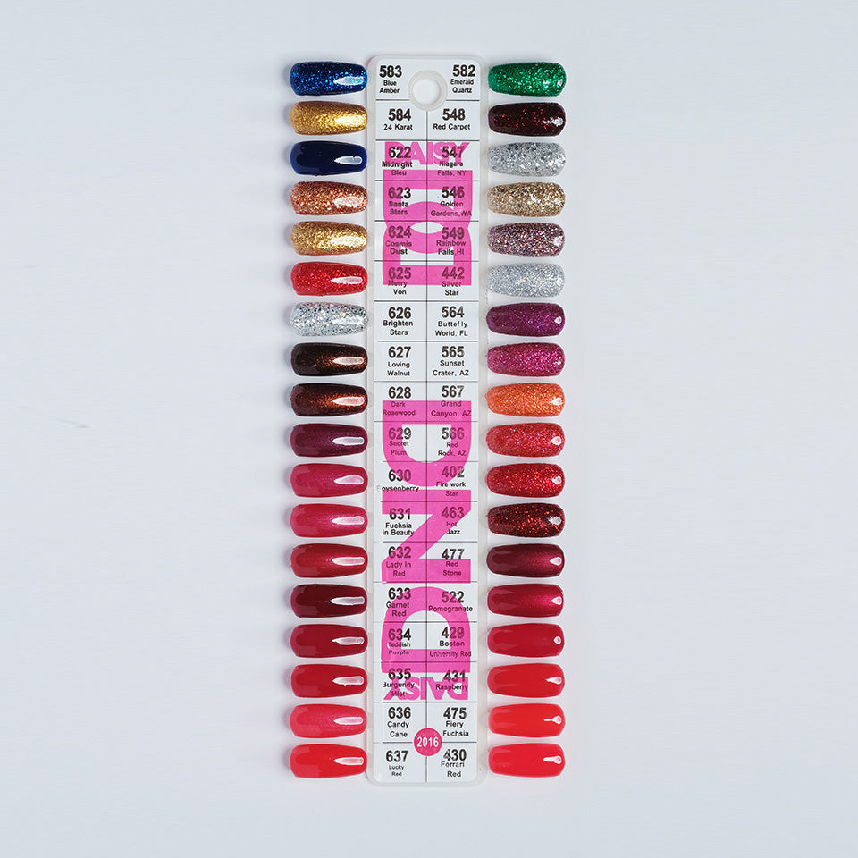 DND Fullset Gel and Lacquer (595 colors; $5.00/color). Free 2 Books and 1 Lamp