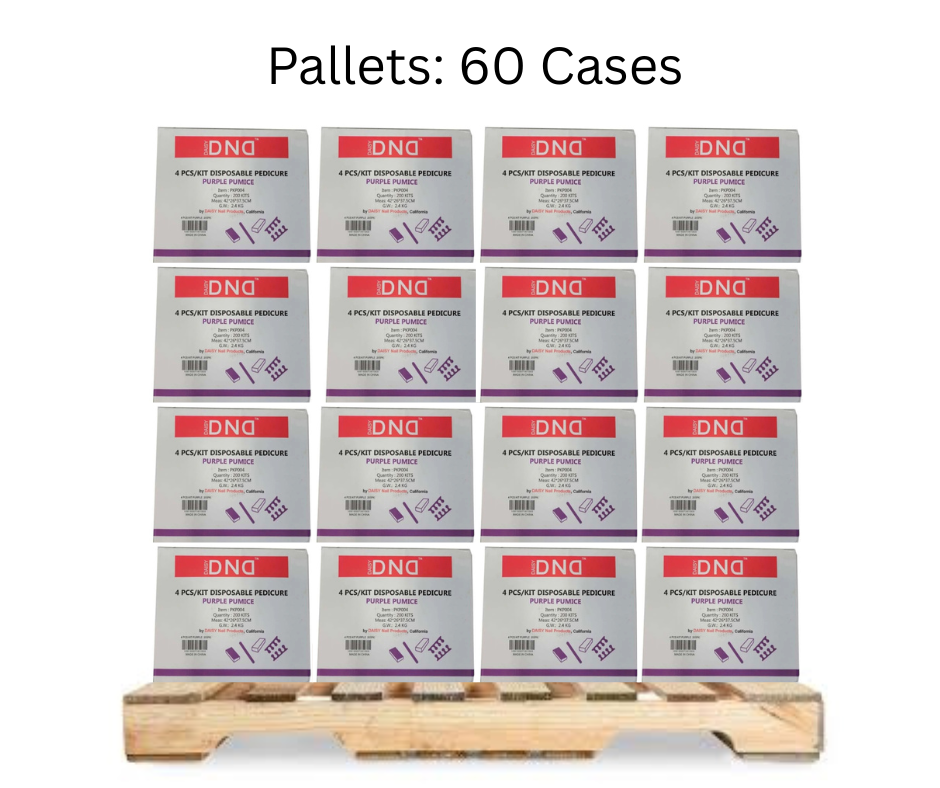 DND Pedicure Kit (60case/pallet; Purple)