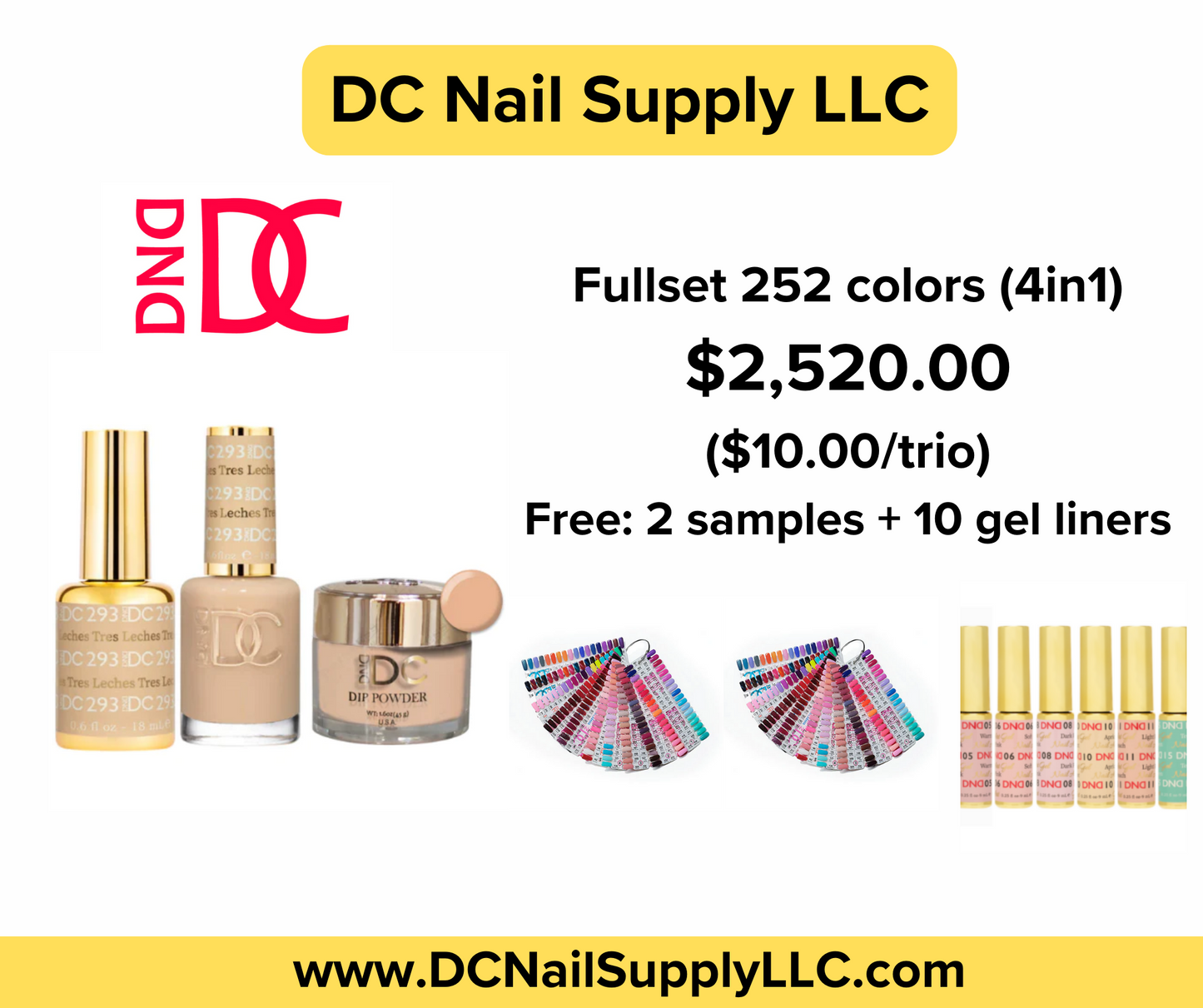 DC Fullset 4in1 (252 colors, $10/trio)