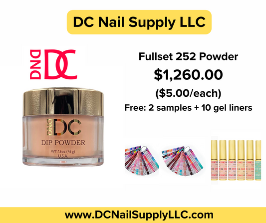 DC Fullset Powder (252 colors, $5.50/pc).