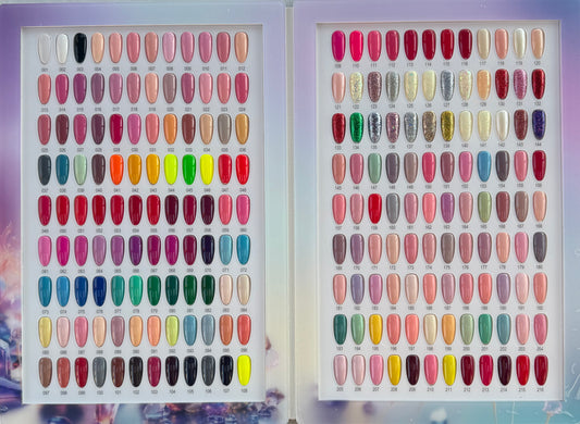 Billionaire Gel 4in1 (Fullset 216 colors). Free 1 Book, 1 Chart and 1 Lamp