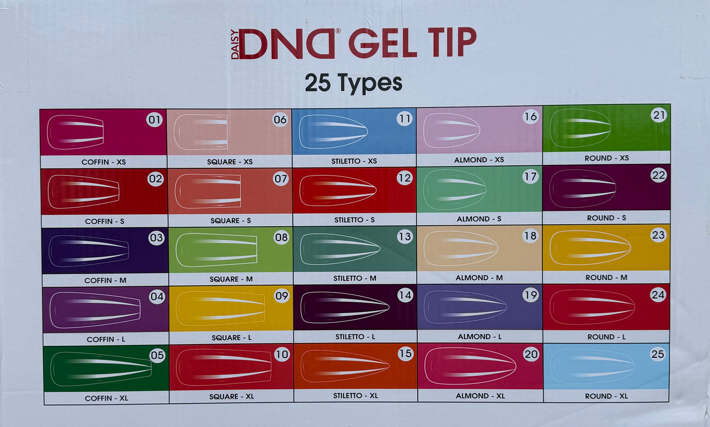 DND Fullset Gel Tip (25 boxes)
