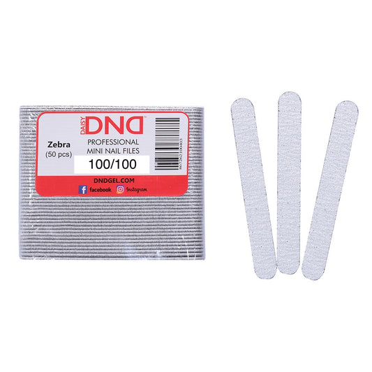 Mini Nail Files Zebra 100/100 (50pcs/pack)
