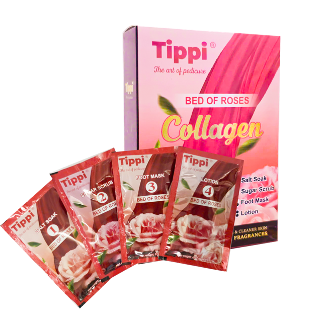 Tippi Pedi Kit 4 Steps- ROSE (50pcs/case)
