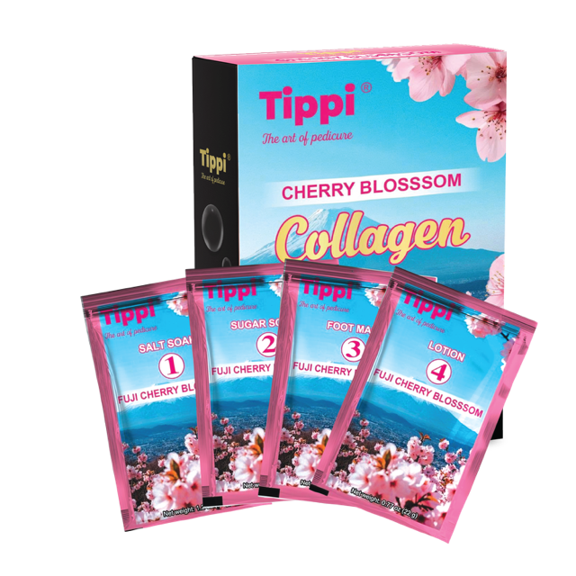 Tippi Pedi Kit 4 Steps- CHERRY BLOSSOM (50pcs/case)