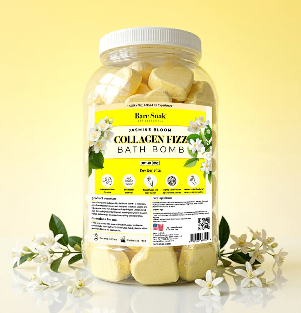 Pedi Bomb Collagen- Jasmine (50pcs)