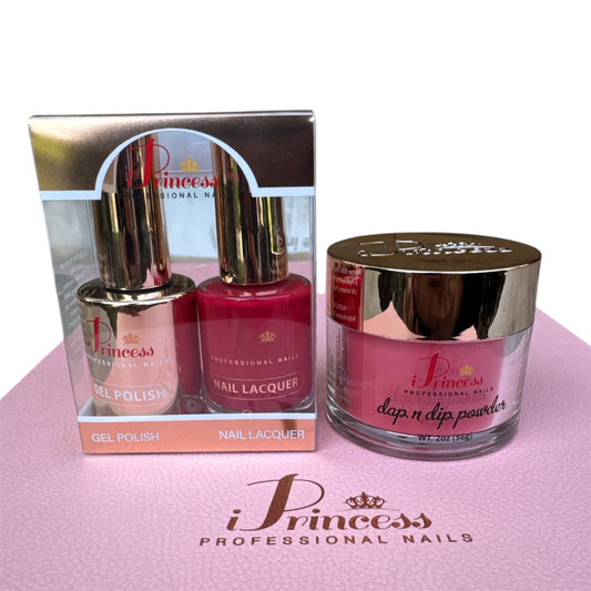 iPrincess 200 Colors (Gel-Lacquer-Dip). Free 3 Books and 1 Lamp