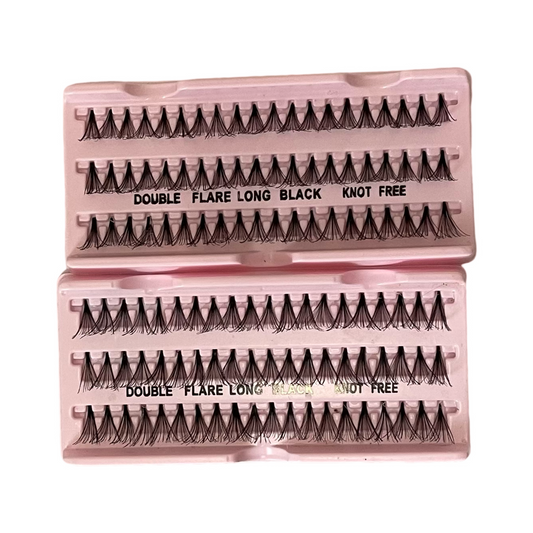 Eyelashes Knot-free Double