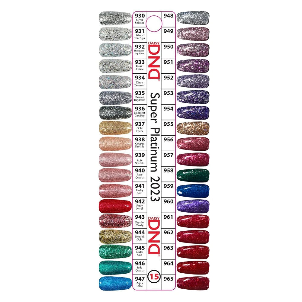 DND Fullset Gel and Lacquer (595 colors; $4.80/color)