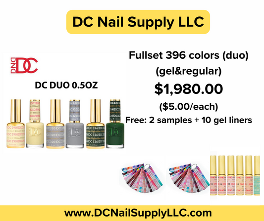 DC Fullset Gel and Lacquer (396 colors; $5.00/color)