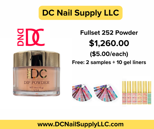 DC Fullset Powder (252 colors, $5.00/pc).