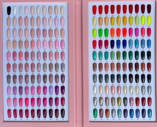 iPrincess 200 Colors (Gel-Lacquer-Dip). Free 4 sample books and 2 Lamps