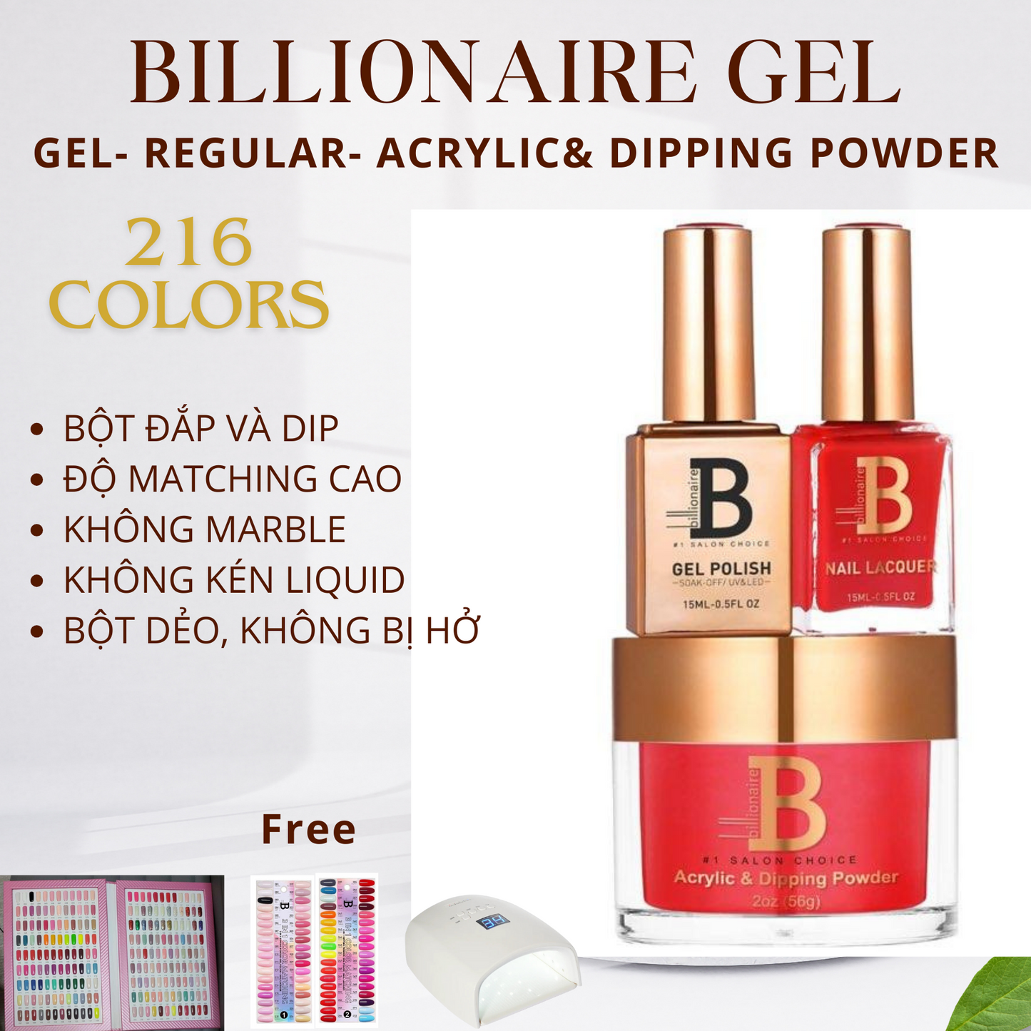 Billionaire Gel 4in1 (Fullset 216 colors)