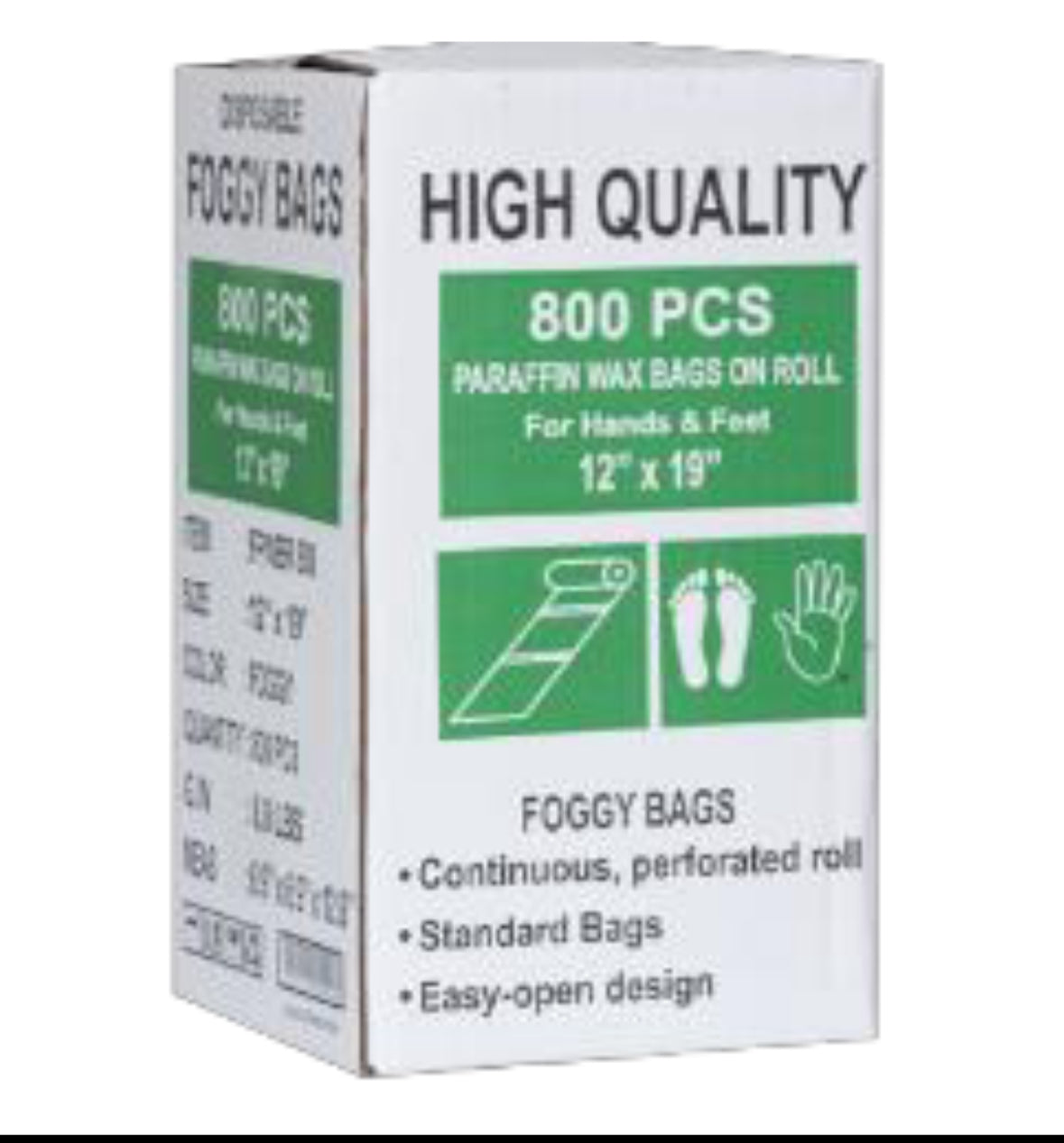 DND Paraffin Bags 4 Rolls/Case; Large 12x19)