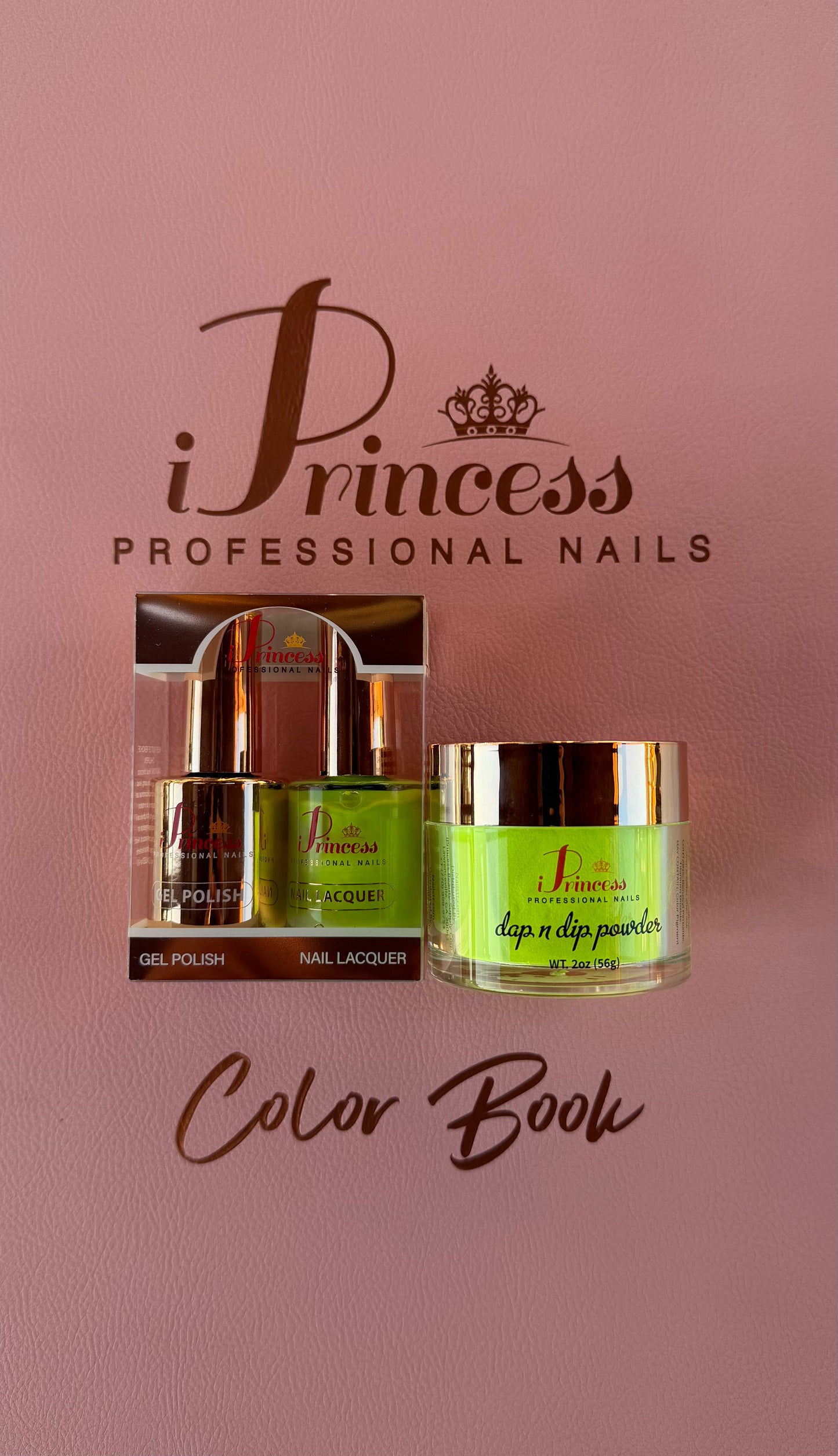 iPrincess 4in1 Fullset 200 Colors (Gel-Lacquer-Dip). Free 3 Books