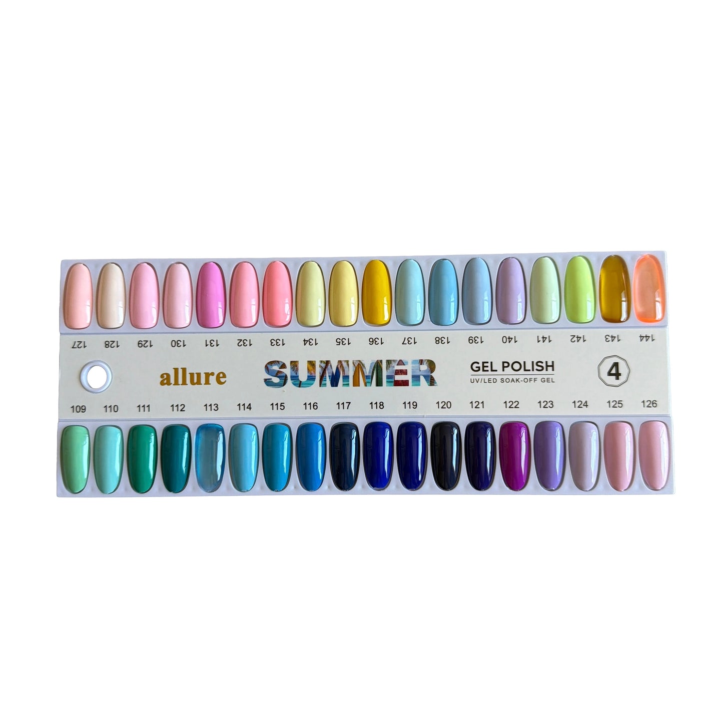 Allure Premium Power 216 Colors. Free 1 Color Chart