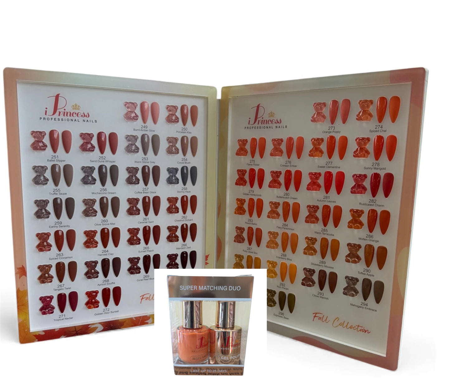 iPrincess Fall Collection (48 Colors). Free 1 color book