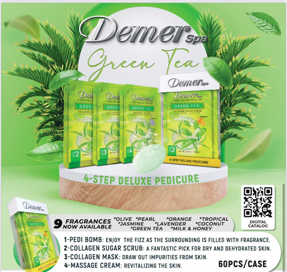 Demer Deluxe Pedicure 4in1-GREEN TEA