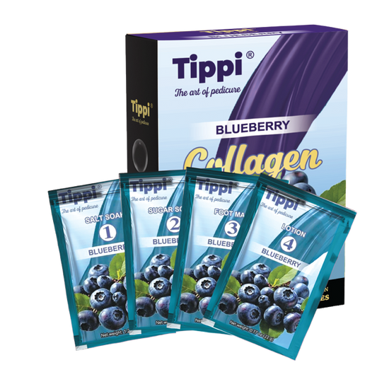 Tippi Pedi Kit 4 Steps- BLUEBERRY (50pcs/case)
