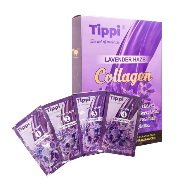 Tippi Pedi Kit 4 Steps- LAVENDER (50pcs/case)
