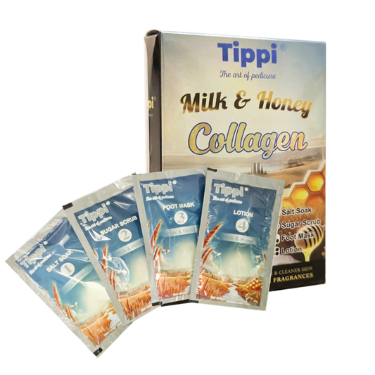 Tipi Pedi Kit 4 Steps- MILK HONEY (50pcs/case)