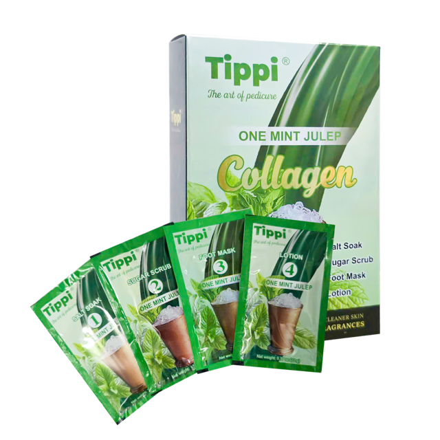 Tippi Pedi Kit 4 Steps- MINT (50pcs/case)