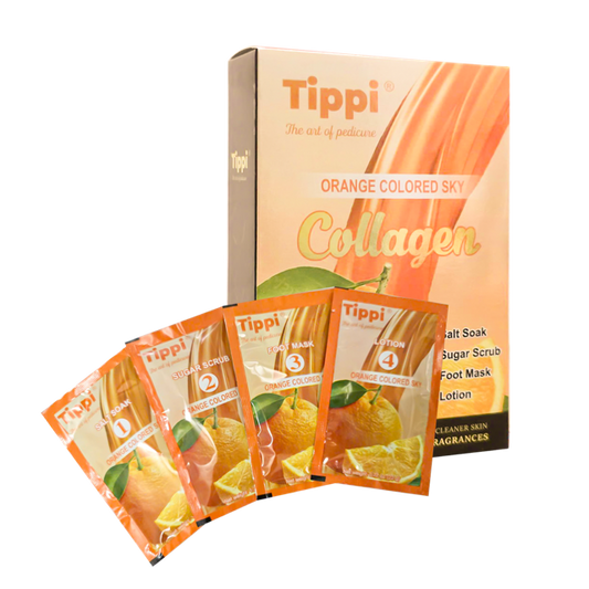 Tipi Pedi Kit 4 Steps- ORANGE (50pcs/case)
