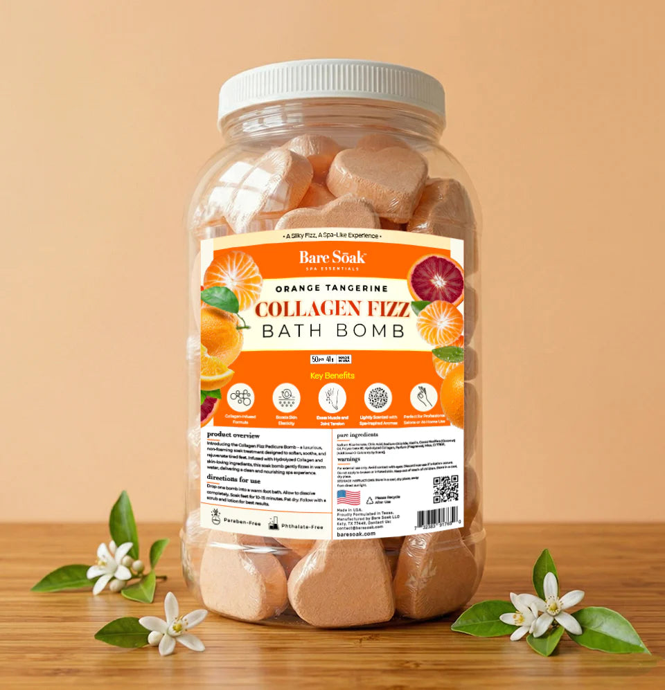 Pedi Bomb Collagen- Orange (50pcs)