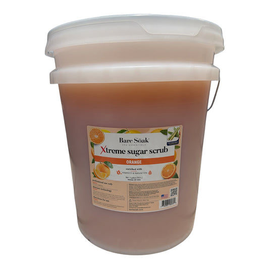 Xtreme Sugar Scrub- ORANGE- 5 Gallon