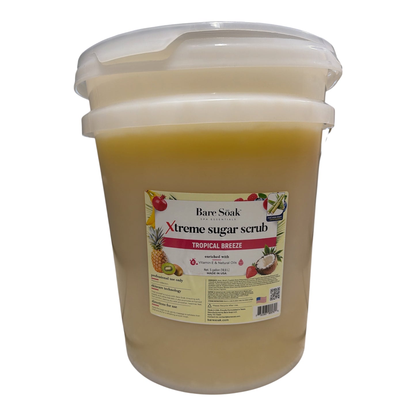 Xtreme Sugar Scrub- TROPICAL- 5 Gallon
