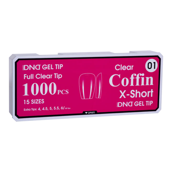 DND Soft Gel Tips- COFFIN