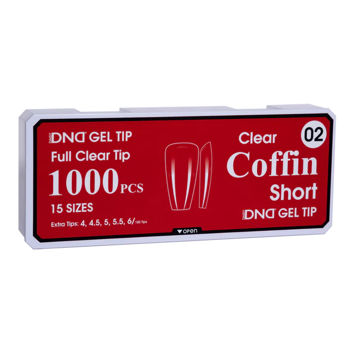 DND Soft Gel Tips- COFFIN
