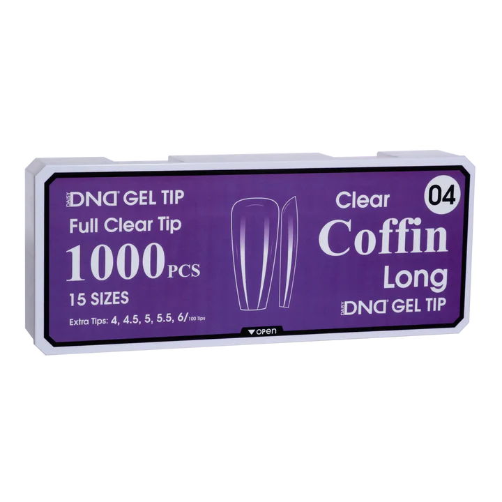 DND Soft Gel Tips- COFFIN