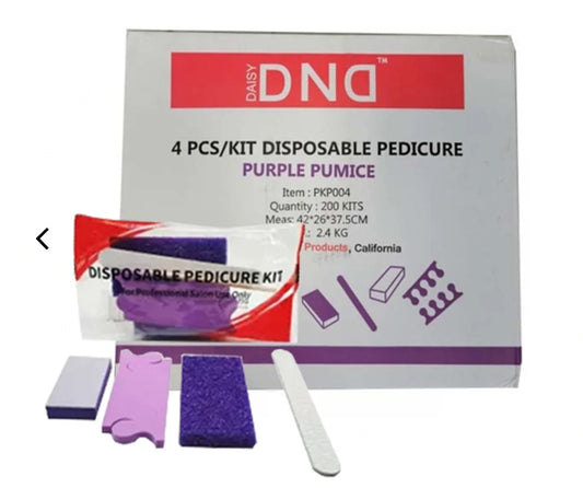 Pedicure Kit DND Purple (200pcs/case)