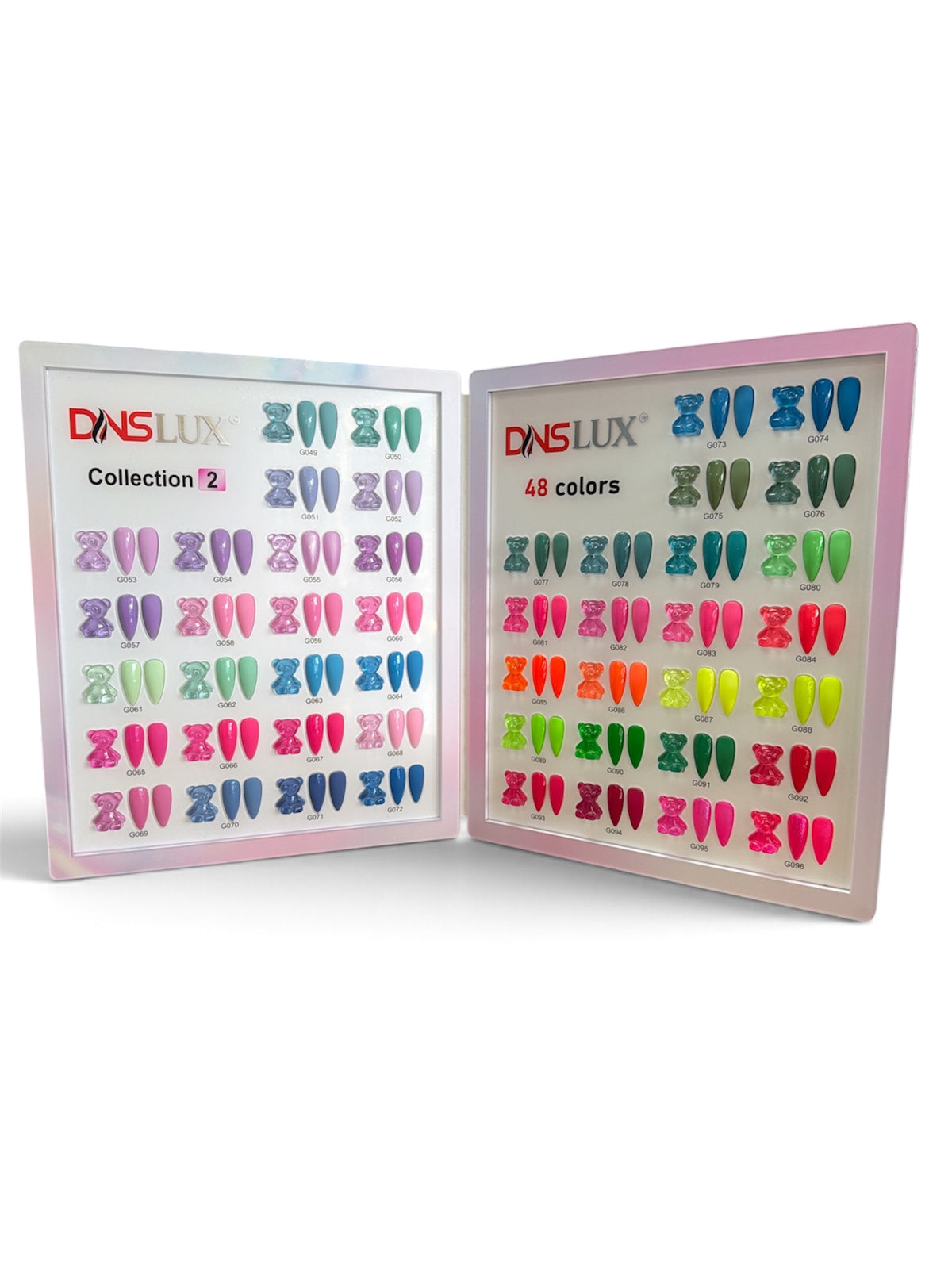 DNS Gel Polish Collection (Gel only, No Lacquer/Regular). Free 1 Color Book