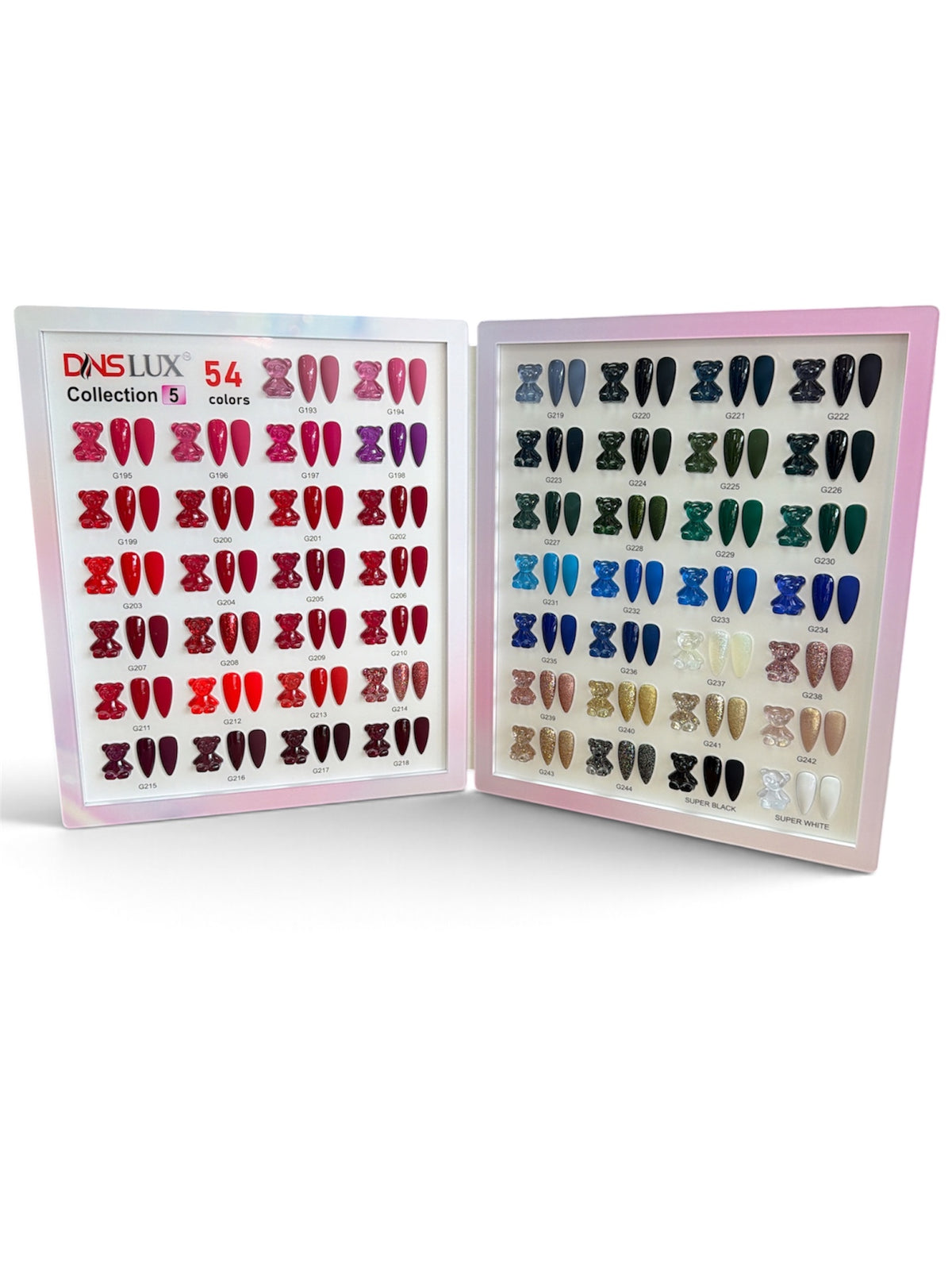 DNS Gel Polish Collection (Gel only, No Lacquer/Regular). Free 1 Color Book