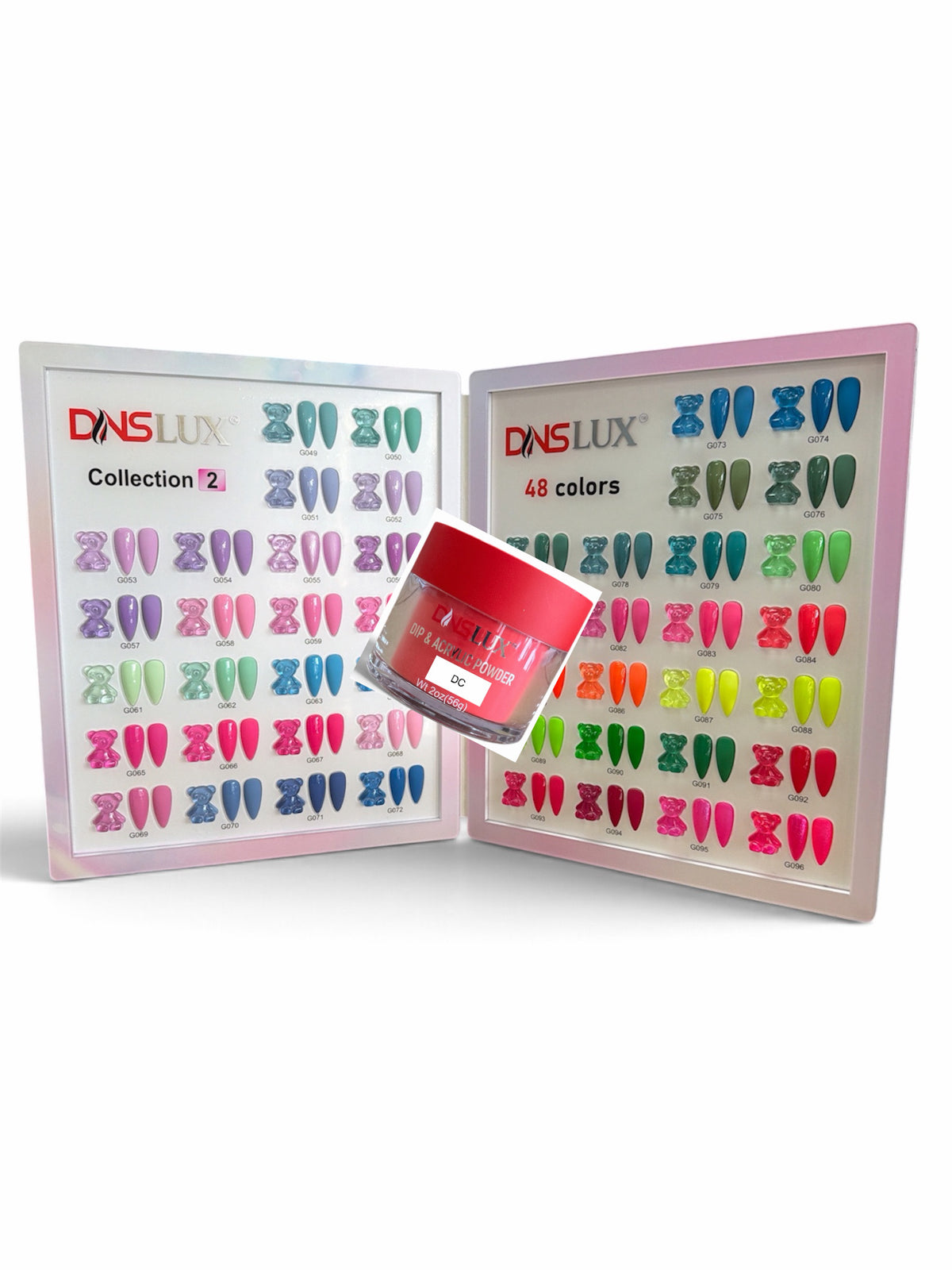 DNS Powder Collection (Acrylic-Dipping). Free 1 Color Book