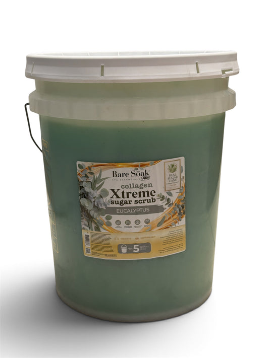 Xtreme Sugar Scrub- EUCALYPTUS- 5 Gallon