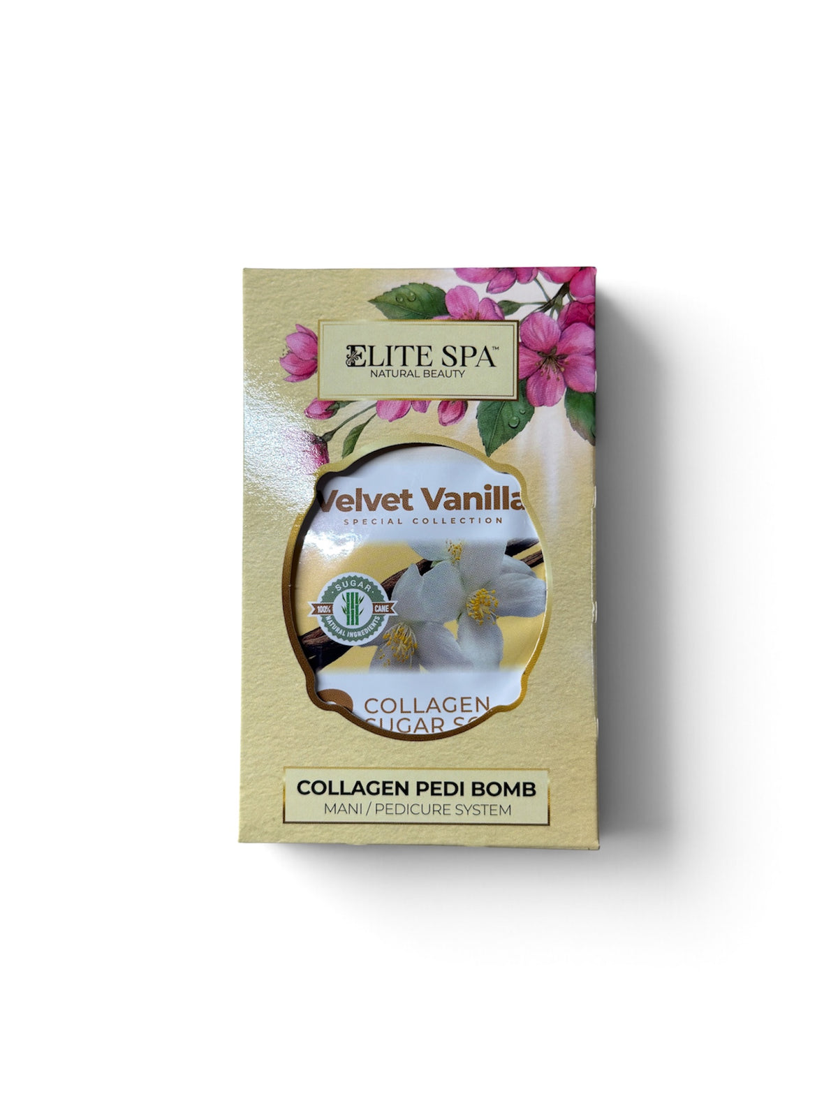 Collagen Foaming/Bubble Pedi Bomb and Massage Candle- 5 Steps Kit (50pcs/case)
