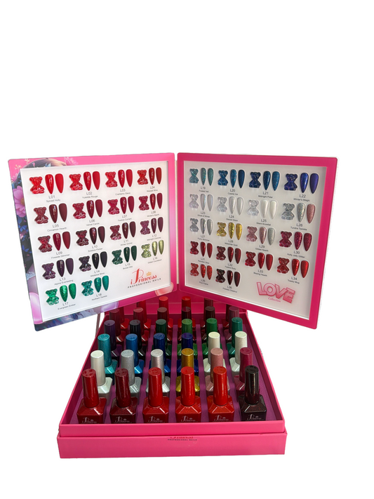 iPrincess Love Collection 36 Colors (Gel only). Free 1 Sample Book