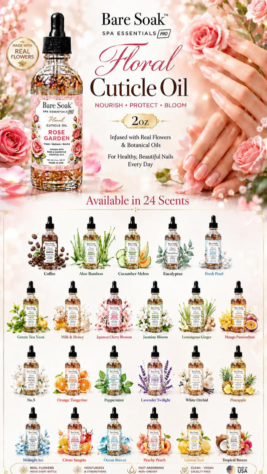 Cuticle Oil Bare Soak 2oz for Gift