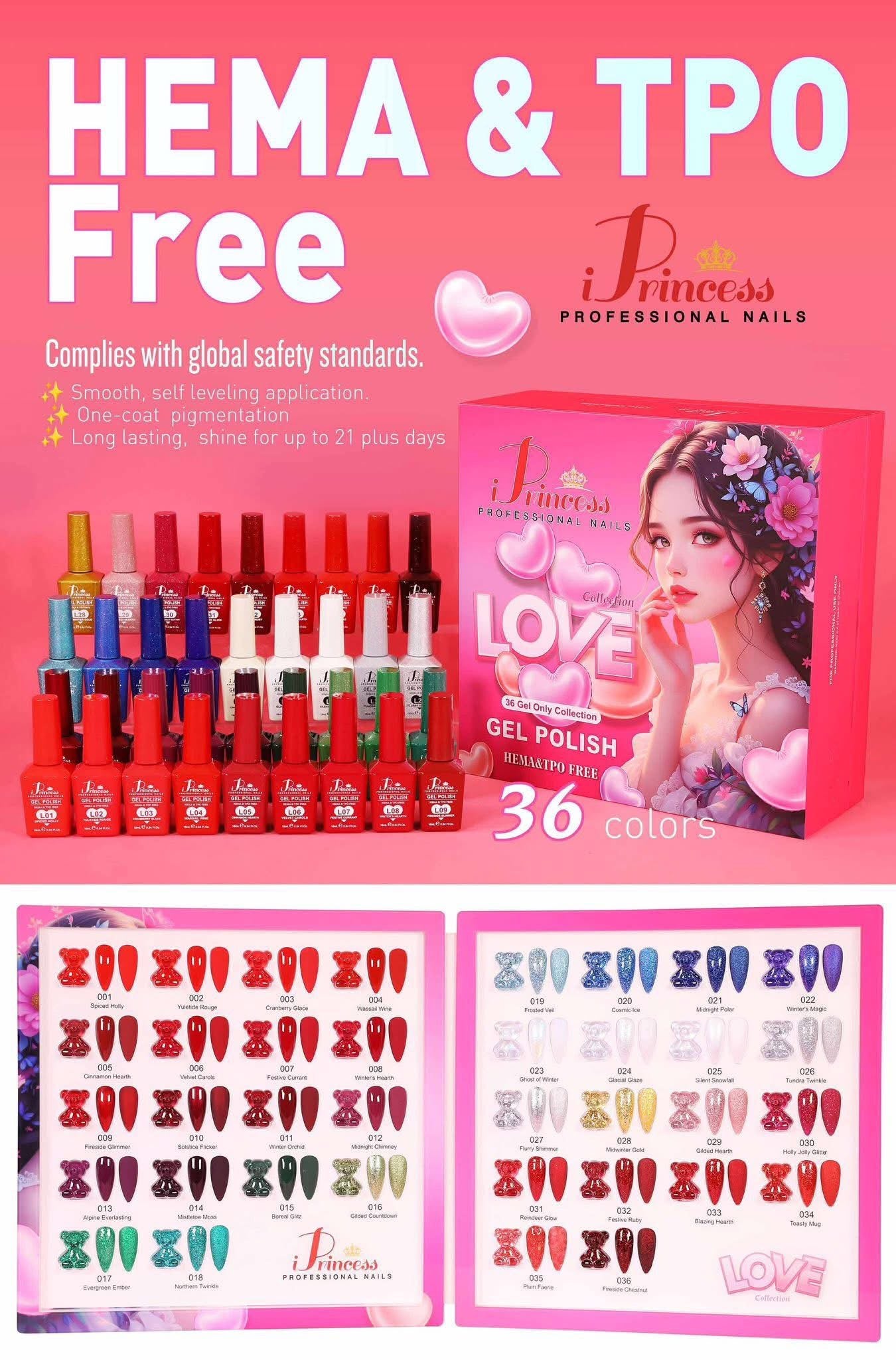 iPrincess Love Collection 36 Colors (Gel only)