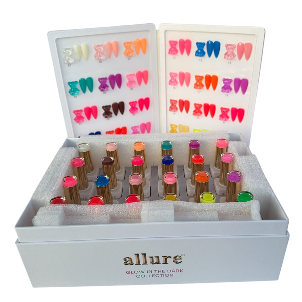 Allure Glow in the Dark (Gel Only)- 24 colors – DC Nail Supply LLC