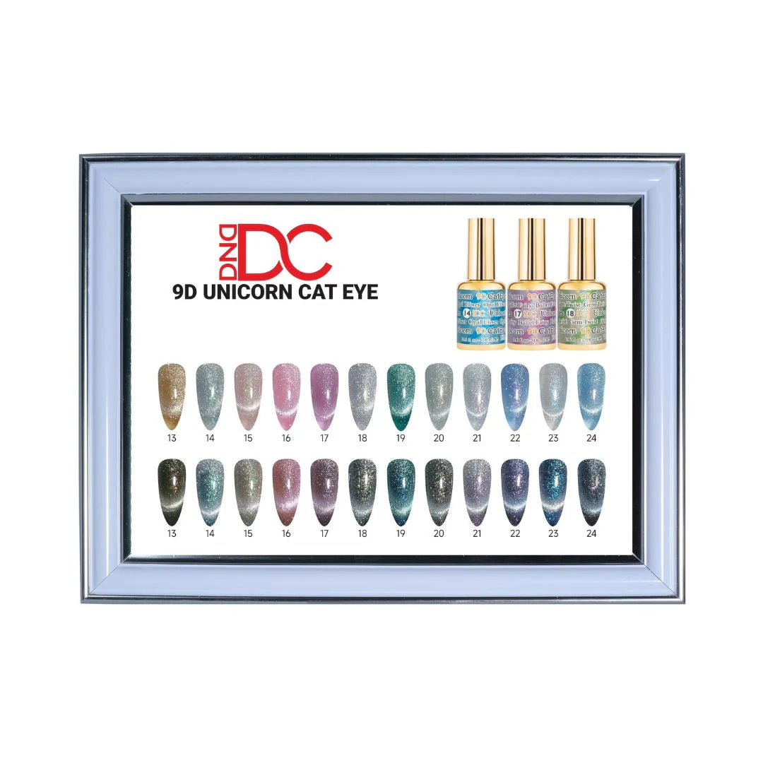DC 9D Cat Eye (Gel only; 36 colors). Free 1 sample and 2 magnet