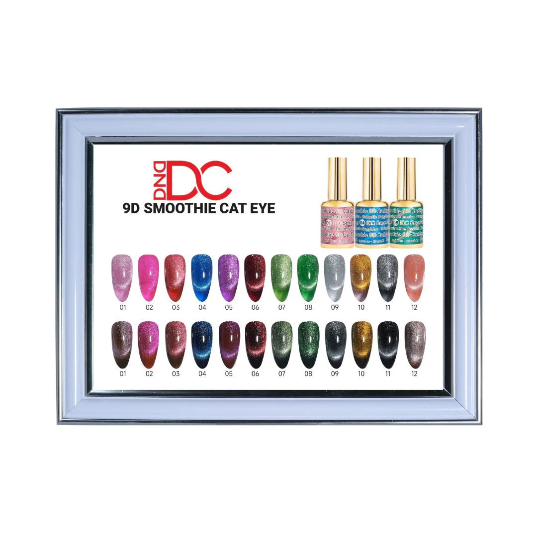 DC 9D Cat Eye (Gel only; 36 colors). Free 1 sample and 2 magnet
