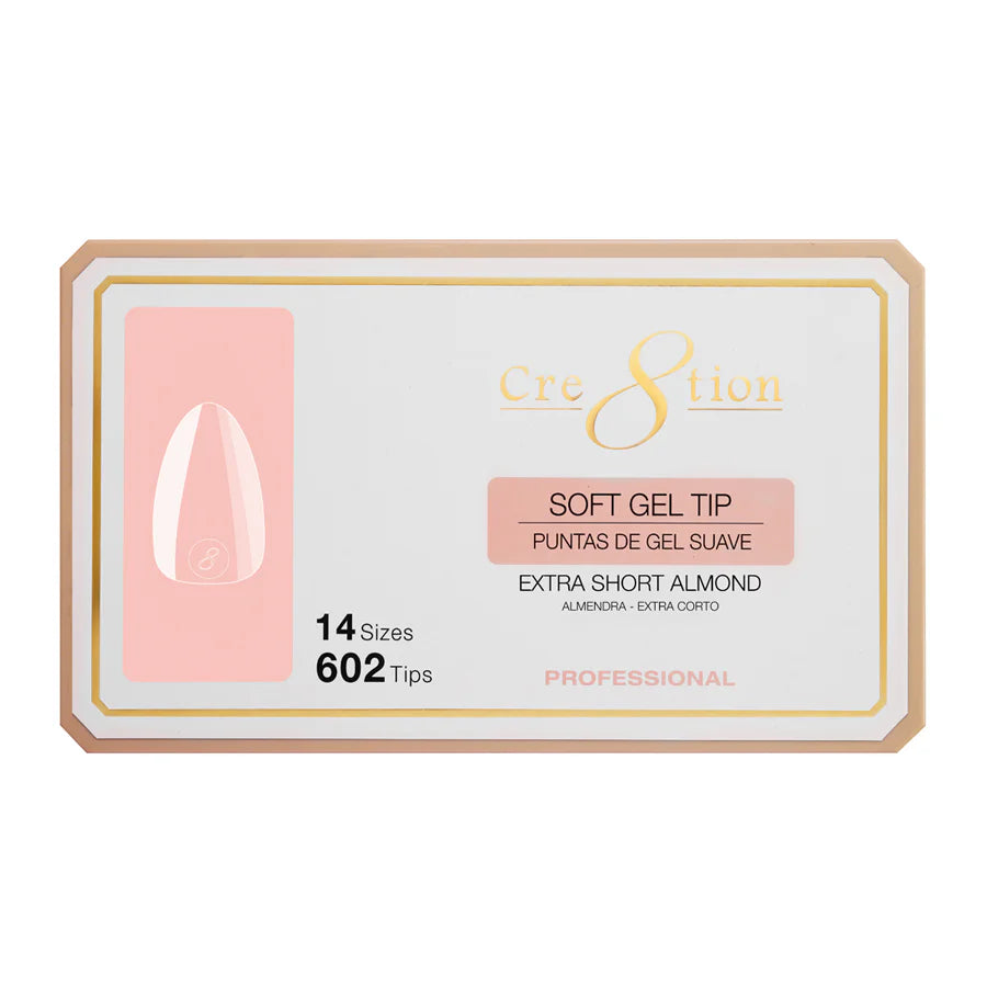 Cre8tion Soft Gel Tip- ALMOND