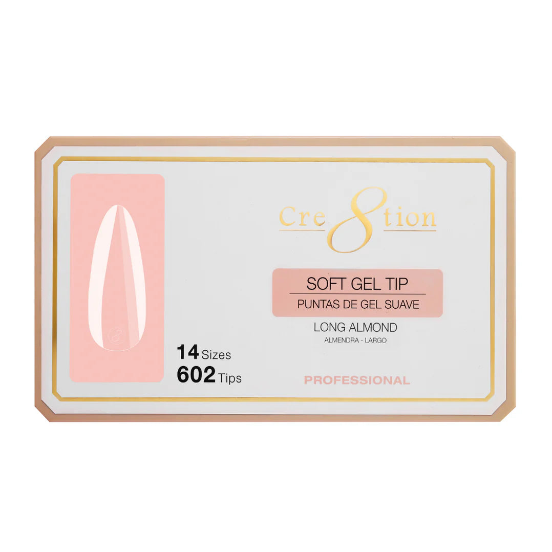 Cre8tion Soft Gel Tip- ALMOND