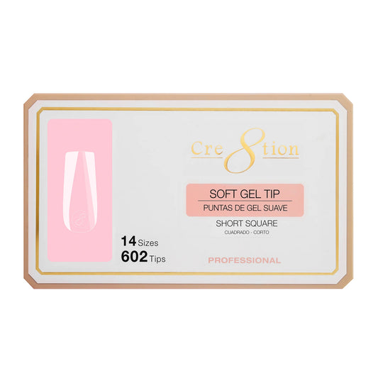 Cre8tion Soft Gel Tip- SQUARE