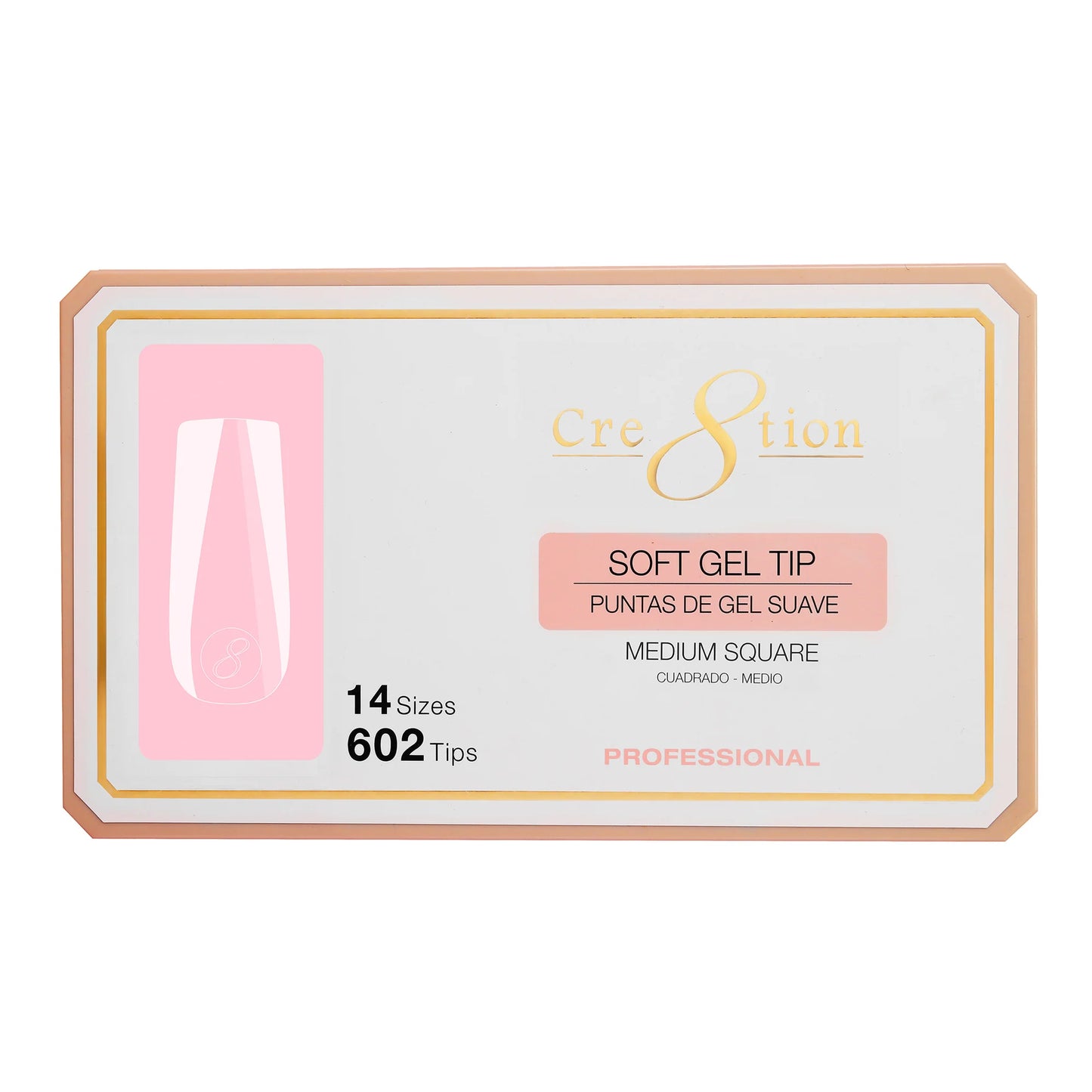 Cre8tion Soft Gel Tip- SQUARE