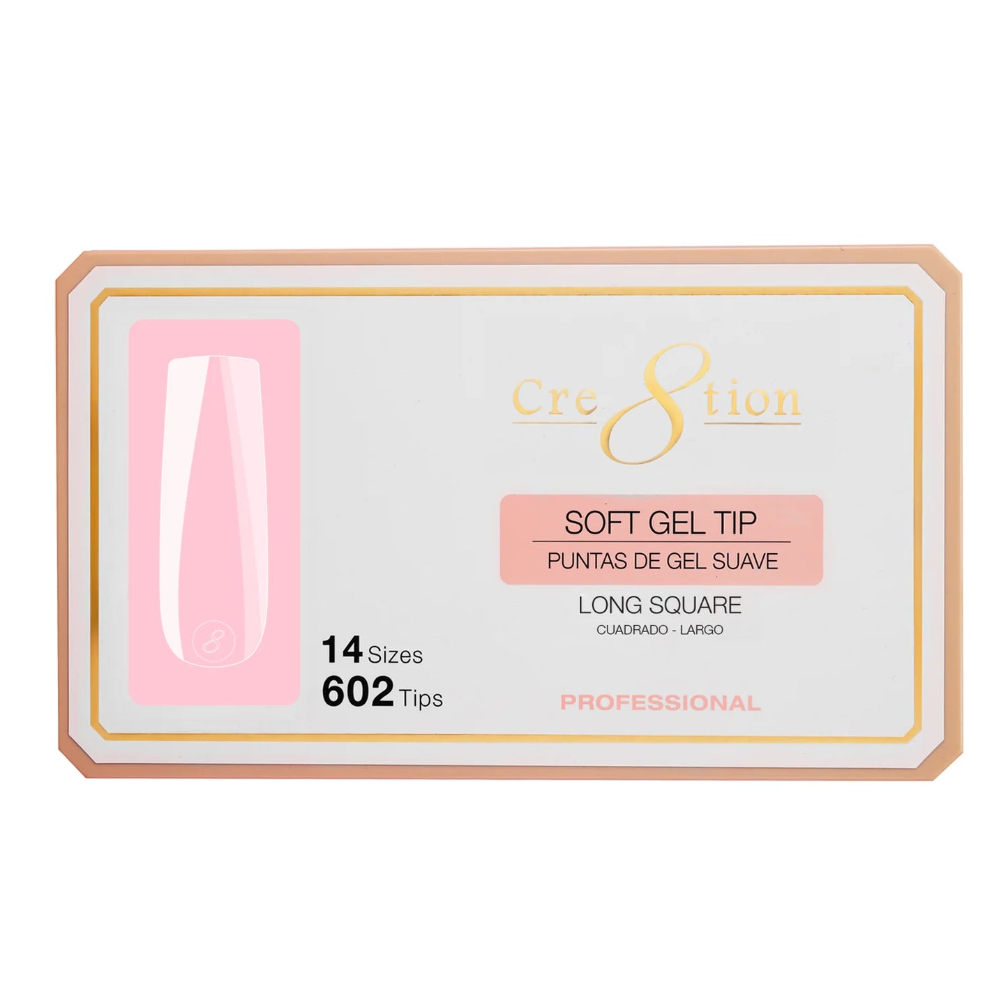 Cre8tion Soft Gel Tip- SQUARE